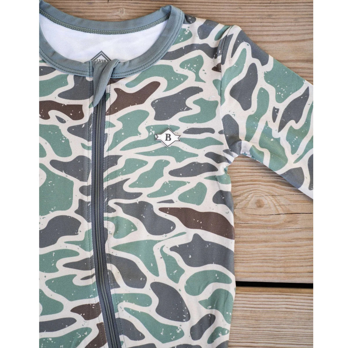 Baby Zip Up - Retro Duck Camo-Burlebo