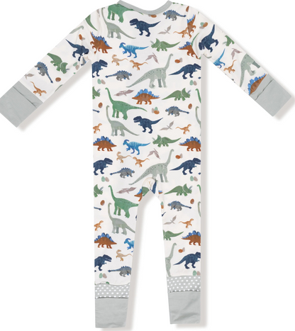 Washy Dino’s 2 way zipper romper