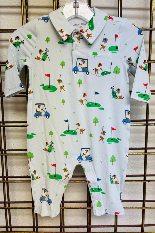Dog Gone Golf - Polo Romper