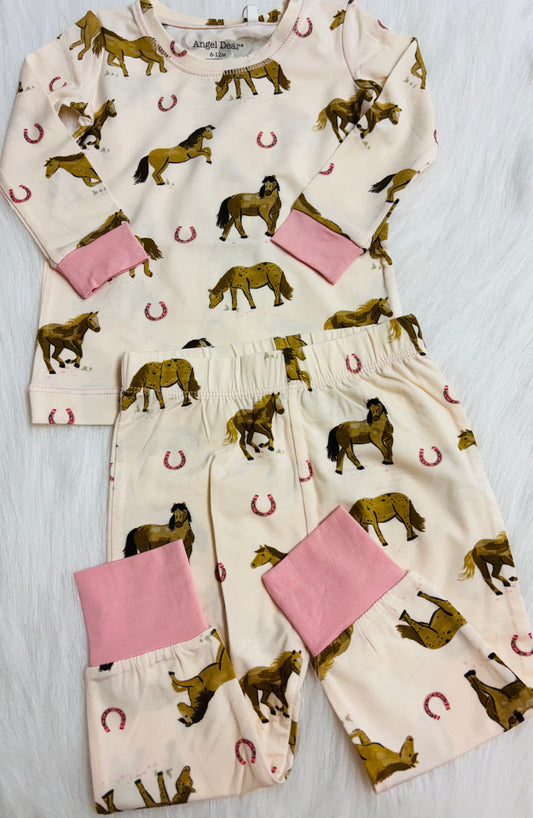 Horses Pink Loungewear set