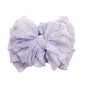 Ruffled headband- Lavender
