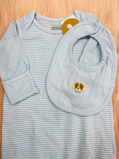 Newborn Gown + Bib