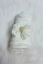 Perfect White Swaddle & Headband