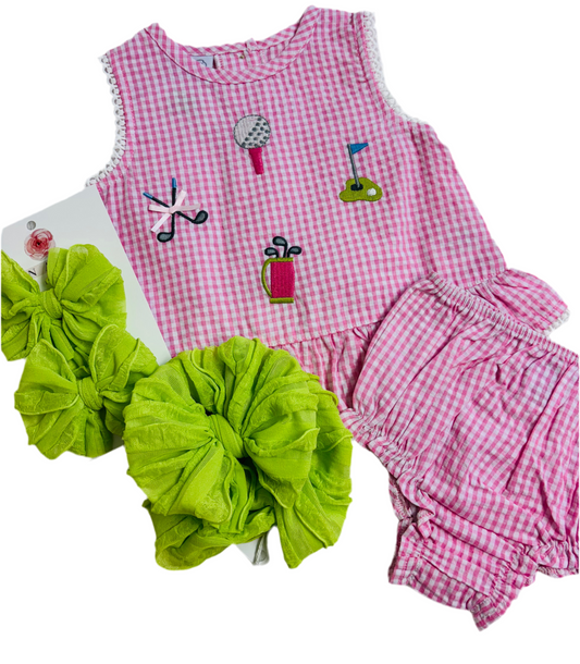 Golf pinafore set
