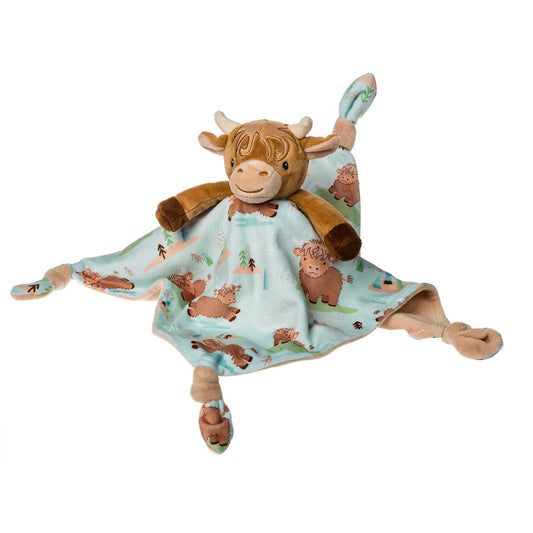 Hetty Highland Cow character blanket