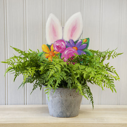 Round Top Collection-Artful Bunny Ears & Flowers