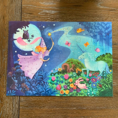 DJECO - The Fairy And The Unicorn 36 piece Puzzle